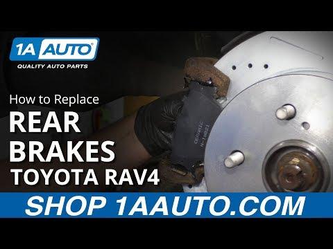 How to Replace Rear Brakes 06-14 Toyota RAV 4