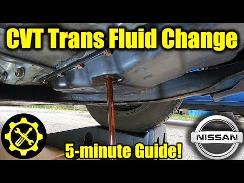 2007 - 2012 Nissan Altima 2.5L CVT Transmission Fluid Change!