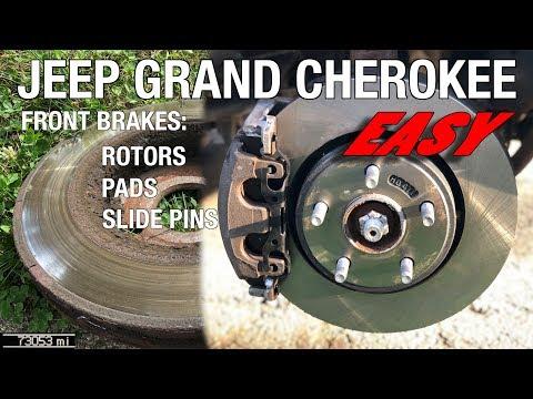 How to Replace Front Brake Pads on a 2013 Jeep Grand Cherokee