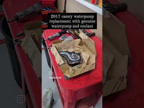 toyota 2017 water pump replacement