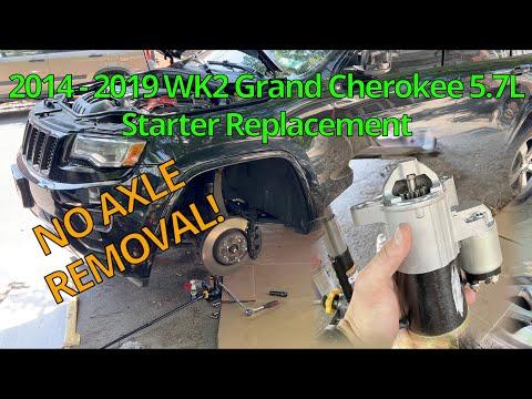 How to Replace the Starter Motor on a 2009-2021 Jeep Grand Cherokee (WK2) (Engine: V8 5.7L)