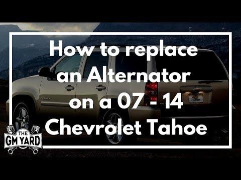 How to replace an alternator on a 2007 - 2014 Chevrolet Tahoe - EGM