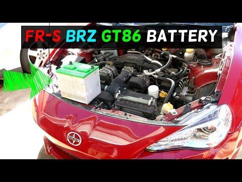 SCION FR-S FRS / SUBARU BRZ BATTERY REPLACEMENT