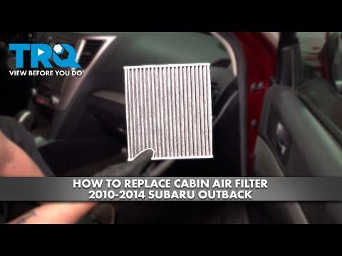 How to Replace Cabin Air Filter 2010-2014 Subaru Outback