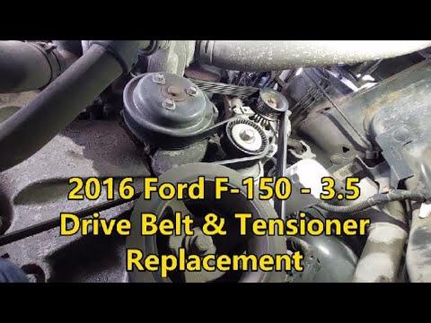 2016 Ford F-150 - 3.5 - Drive Belt | Serpentine Belt and Automatic Tensioner Replacement