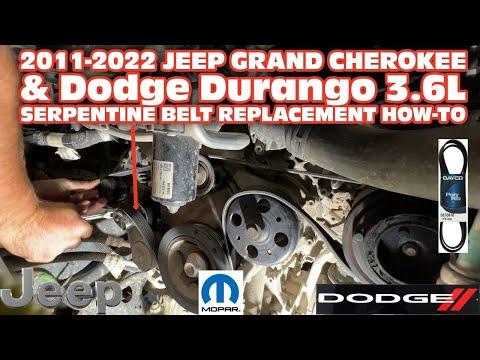 2018 Jeep Grand Cherokee 3.6l Serpentine Belt Replacement How-To