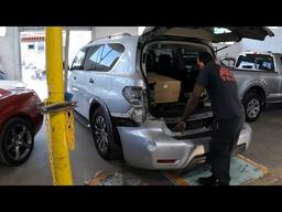 DIY 2019 Nissan armada how to remove the back bumper and taillight