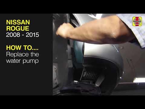 How to Replace the Water Pump on a 2014-2020 Nissan Rogue (Engine: Inline 4 2.5L)