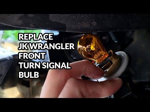 How to Replace Front Turn Signal Bulbs on a 2014-2018 Jeep Wrangler (3157NA)