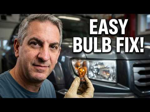 How To Replace 2009-2014 Honda Ridgeline Front Turn Signal Bulb