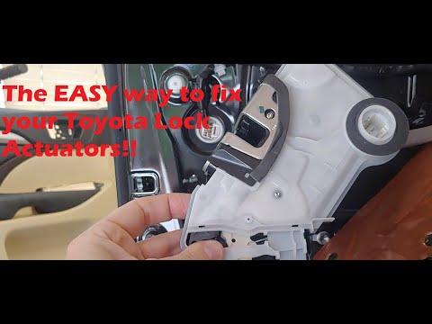 How to Replace the Front Door Lock Actuator on a 2016 Toyota Highlander