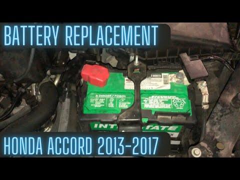 Battery Replacement Guide Honda Accord 2013-2017