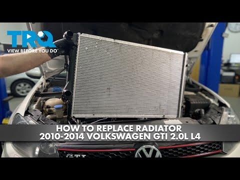 How to Replace Radiator 2010-2014 Volkswagen GTI 2.0 L4