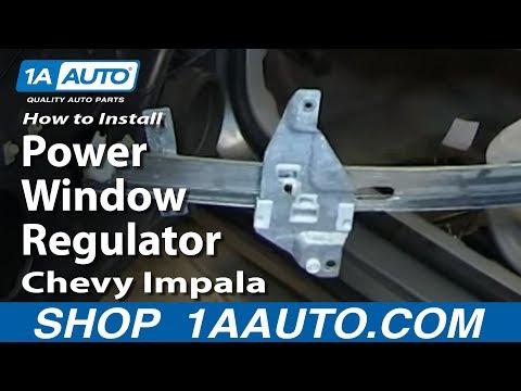 How to Replace the Front Window Regulator on a 2007 Chevrolet Impala