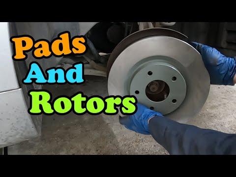 2007-2013 Nissan Altima Front Brakes Pads and Rotors Replacement How To DIY
