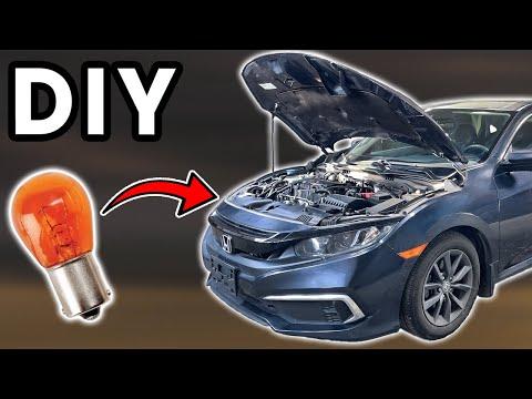 How to Replace Front Turn Signal Bulbs on a 2002-2024 Honda Civic (7440A Amber) (Trim: EX | Body: Sedan)