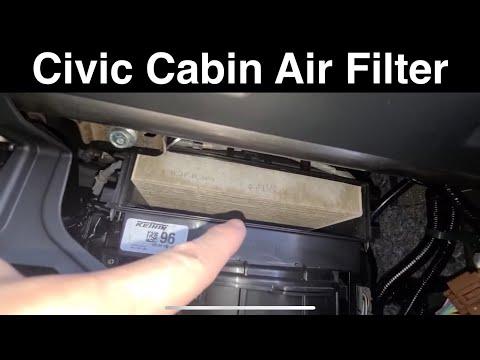 2019 Honda Civic how to remove cabin air filter