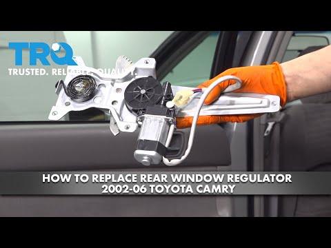 How to Replace Rear Window Regulator 2002-06 Toyota Camry