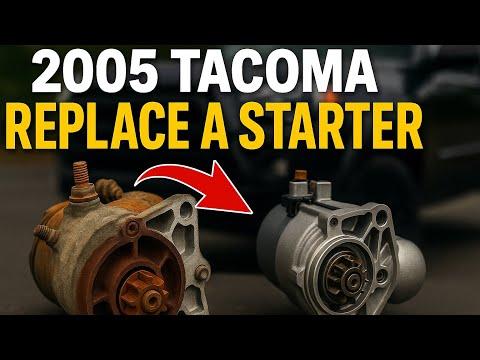 How to Replace the Starter Motor on a 2017 Toyota Tacoma 3.5L V6