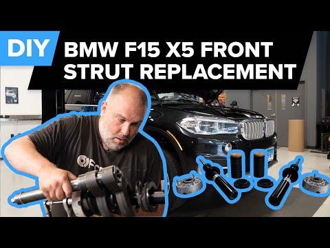 BMW X5 Front Strut Replacement DIY (2014-2018 BMW F15 X5 &amp; F16 X6)