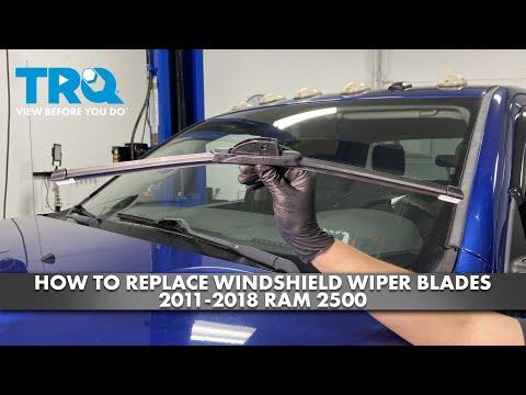 How to Replace Front Windshield Wiper Blades on a 2018 Ram 2500
