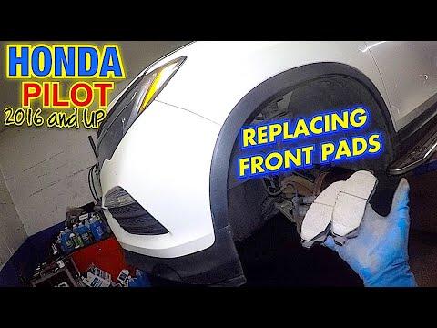 How to replace front brake pads on Honda Pilot 2016 and UP