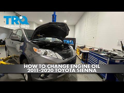 How to Change Engine Oil 2011-2020 Toyota Sienna