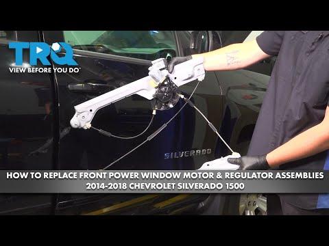 How to Replace Front Power Window Motor &amp; Regulator Assemblies 2014-2018 Chevrolet Silverado 1500