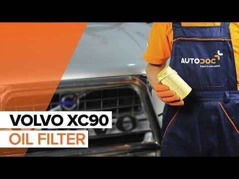 How to change Engine Oil and Oil filter on VOLVO XC90 1 TUTORIAL | AUTODOC
