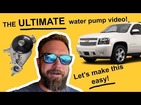 2007-2014 Chevy Water Pump Replacement - Suburban Tahoe Yukon , GM 4.8L, 5.3L, 6.0L, and 6.2L