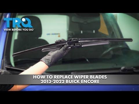How to Replace Front Windshield Wiper Blades on a 2013-2022 Buick Encore
