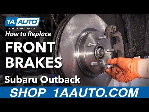 How to Replace Front Brakes 2015 Subaru Outback