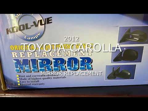 How to Replace the Side View Mirror on a 2009-2013 Toyota Corolla