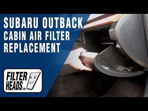 How to Replace Cabin Air Filter 2013 Subaru Outback | AQ1102C