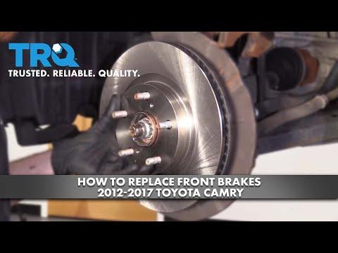 How to Replace Front Brakes 2012-2017 Toyota Camry