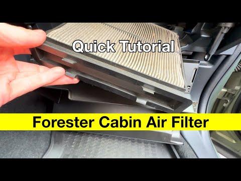 How to Replace the Cabin Air Filter on a 2019-2025 Subaru Forester (Step-by-Step Guide) (Engine: Flat 4 2.5L)