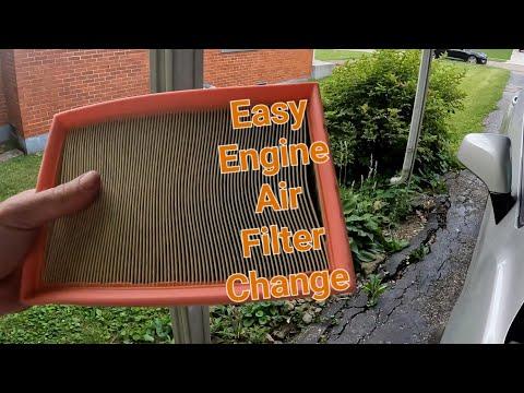 Chevrolet Trax engine air filter change 2015-2023