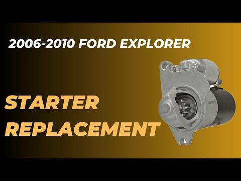 How to Replace the Starter Motor on a 1997-2010 Ford Explorer (Step-by-Step) (Engine: V6 4.0L)