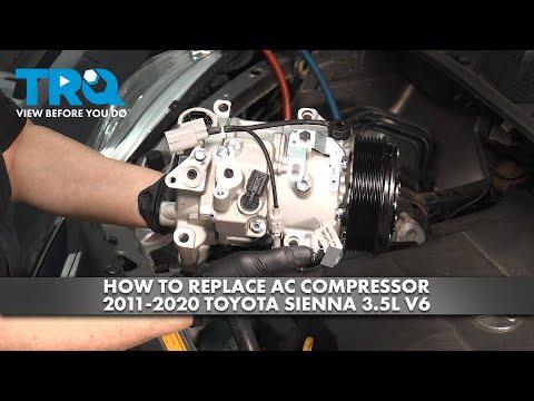 How to Replace the A/C Compressor on a 2020 Toyota Highlander (R-1234yf)