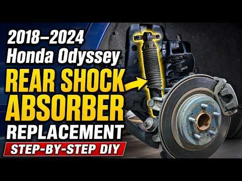 2018–2024 Honda Odyssey How to Replace Rear Shock Absorber | Step by Step DIY
