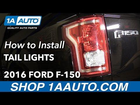 How to Replace Tail Lights and Bulbs 15-16 Ford F-150