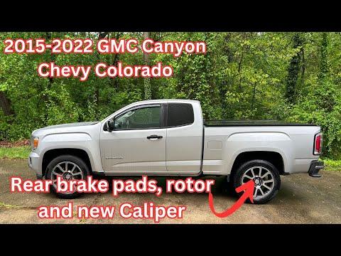 How to Replace Rear Brake Pads and Rotors on a 2015-2020 GMC Canyon (Trim: Denali)