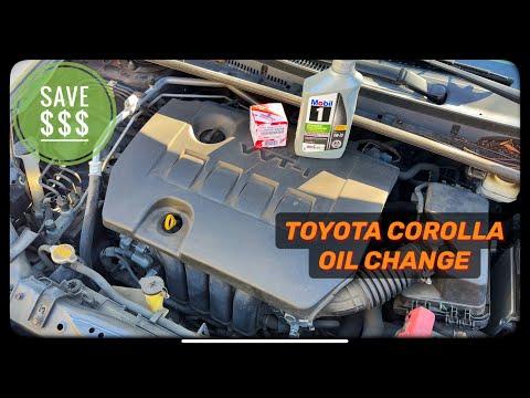 Toyota Corolla How To Replace The Engine Oil and Filter 2014 - 2019
