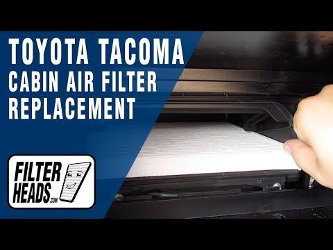 How to Replace Cabin Air Filter 2017 Toyota Tacoma | AQ1045