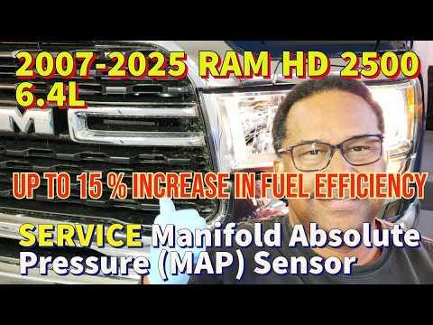 2011-2025 RAM HD 2500 6.4L HD Replace Manifold Absolute Pressure (MAP) Sensor