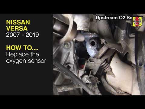 How to Replace the oxygen sensor on the Nissan Versa 2007 to 2019