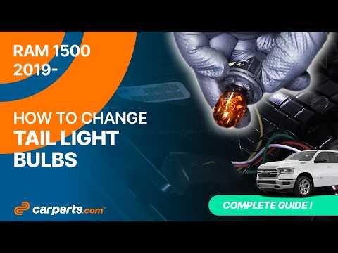How to Replace Both Tail Light Bulbs on a 2011-2022 Ram 1500