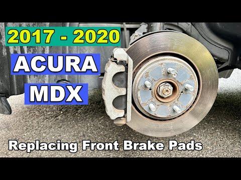DIY 2017 2018 2019 2020 Acura MDX Replacing Front Brake Pads