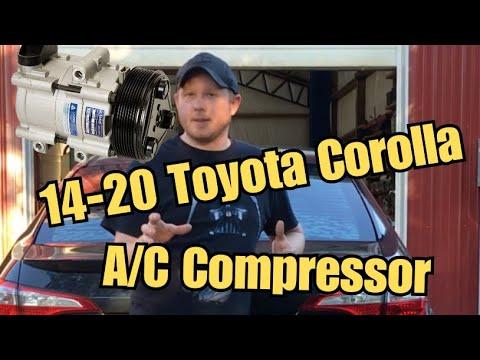 How to Replace the A/C Compressor on a 2014-2019 Toyota Corolla (Trim: S | Engine: Inline 4 1.8L)