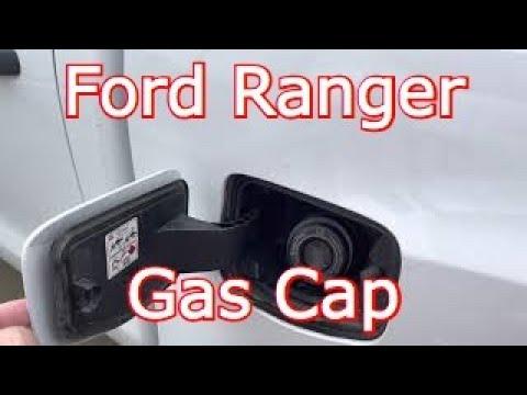 2021 Ford Ranger - How To Open Gas Cap Fuel Door
